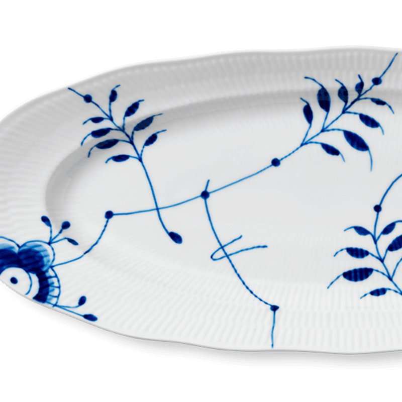Royal Copenhagen Black Fluted Mega Platter