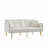 Velvet Futon Sofa Bed With Metal Legs-775168221