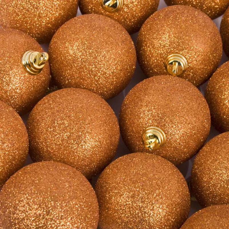 6cm Ball Ornament, Orange