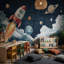 Décoration murale Starry Night-1740626595-1740626596