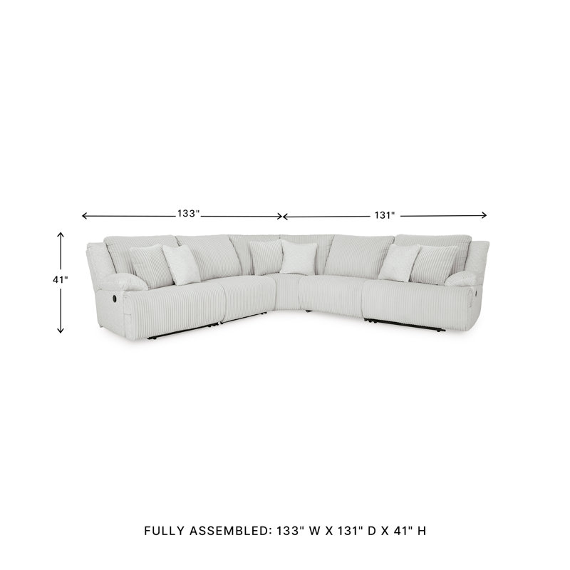 Matherly 5-Piece Reclining Sectional