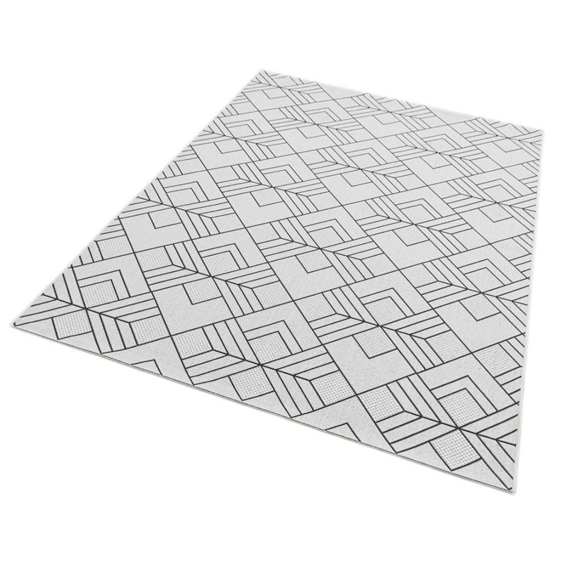 Tetonia Geometric Indoor / Outdoor Area Rug, Rectangle 160 x 230cm