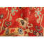 Tapis unique en laine noué à la main cuivre foncé des années 2010 4 pi 10 po x 6 pi 3 po Qaiden