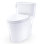 TOTO Aurora 1G One-Piece Elongated 1.0 GPF WASHLET+ and Auto Flush Ready Universal Height Toilet with Right-Hand Trip Lever, CEFIONTECT and SS124 SoftClose Seat, Cotton White - MS686124CUFRG#01
