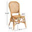 Chaise d'appoint en bois Lamont