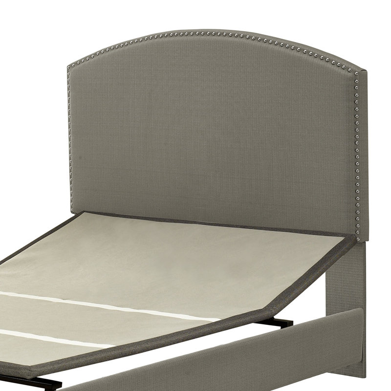 Benedict Upholstered Headboard, King/California King, Shadow Gray Linen