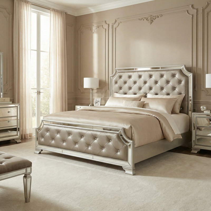 Chambre rembourrée en bois