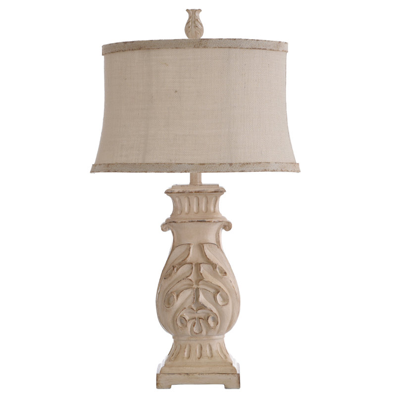 Lampe de table 31 "Jackson Heights, Blanc antique vieilli