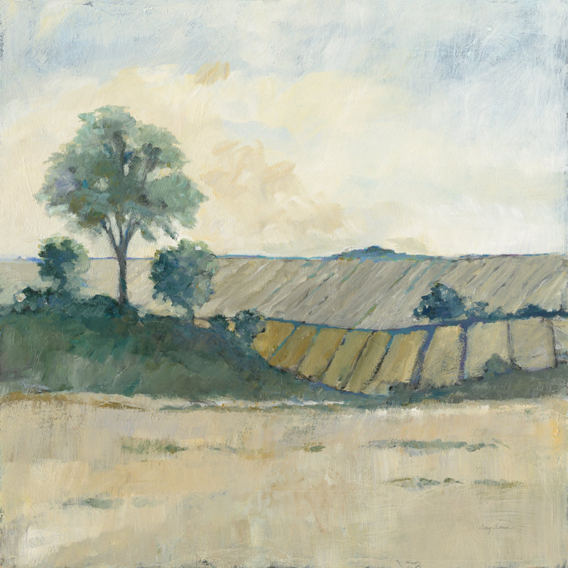 Fields Before The Storm by Avery Tillmon - Wrapped Canvas Painting, 51cm H x 51cm W