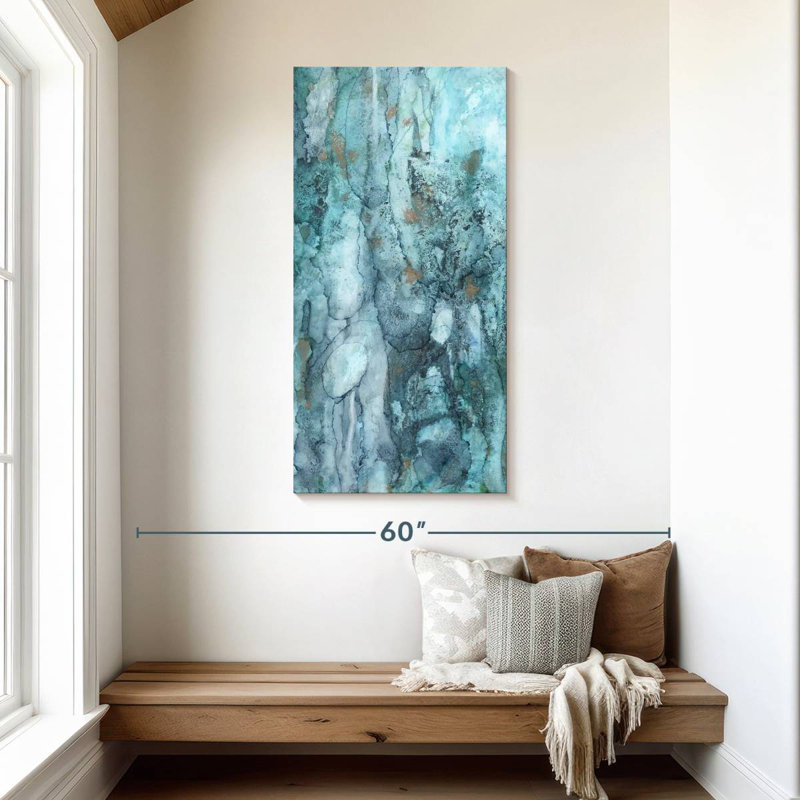 Aquamarine, H 48 po x l 24 po