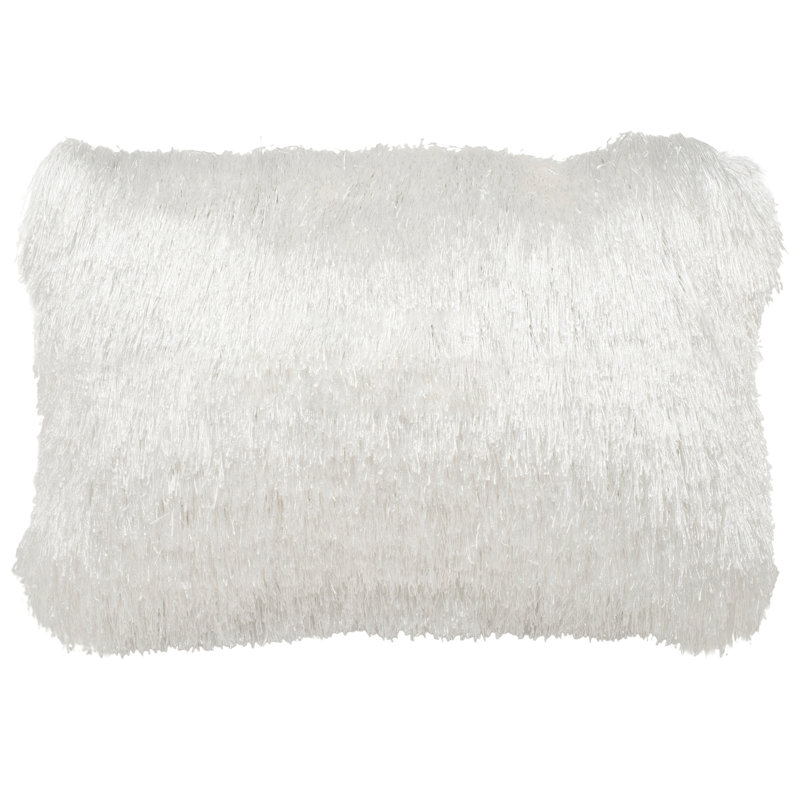  Indoor/Outdoor Throw Pillow, 12" x 20", White