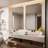 Cozy Design Tempered Glass Framed Wall-Mounted Bathroom Vanity Mirror-102799394-102799396-102799376