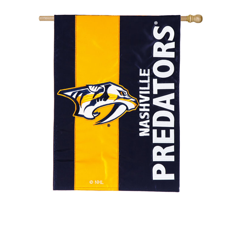 Polyester 44 x 28 po nhl 2 côtés drapeau maison, Nashville Predators