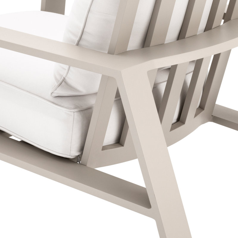 Chaise de patio avec coussin Belle Vue