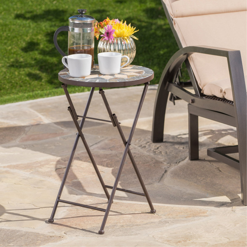 Table de bout en argent