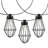 Baltimore 120'' Teardrop Caged String Lights