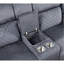 Causeuse inclinable grise / noire