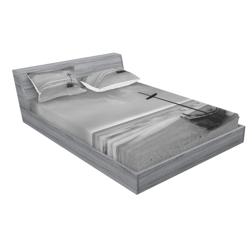 Microfiber Sheet Set, Queen Sheet Set with Fitted Sheet