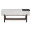 Banc de rangement rembourré Farmhouse avec compartiment caché, banc d'entrée moderne pour le salon, l'entrée et les couloirs (espresso)-2125646681