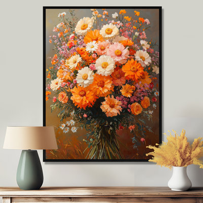 Assorted Bouquets Brown Autumn Symphony I - Assorted Bouquets Wall Art