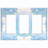 Patterned 3 - Gang Toggle Light Switch Standard Wall Plate