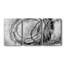 Infinity Rings I - Toile tendue avec châssis de qualité supérieure - Prêt à être accroché-760344630