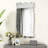 Glass Framed Wall Mirror Full Length Mirror Decorative Accent Mirror Geometric Design for Living Room, Bedroom, Bathroom
