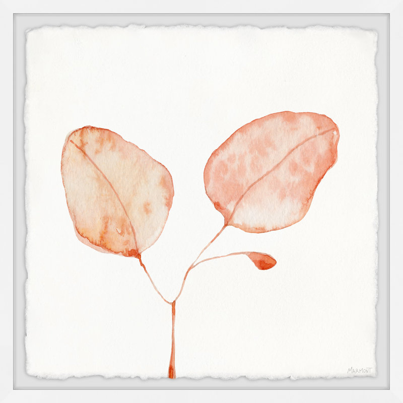 Budding Leaf - Single Picture Frame Painting, 81cm H x 81cm W x 3.81cm D
