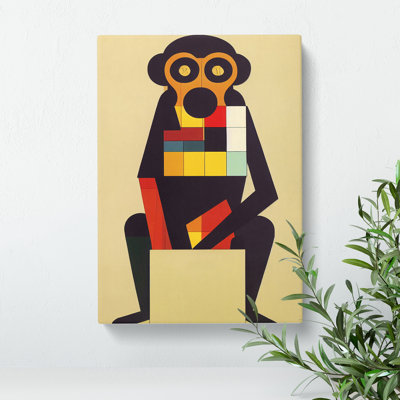 Monkey in Abstract No.1 - Wall Art