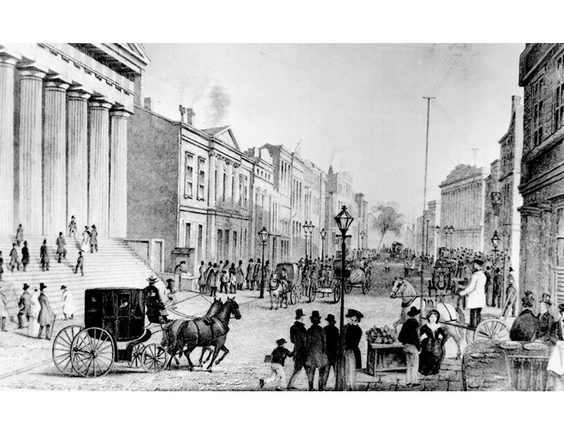 New York, Wall Street - 1867
