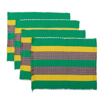 Juliet Rectangular Striped Cotton Table Runner