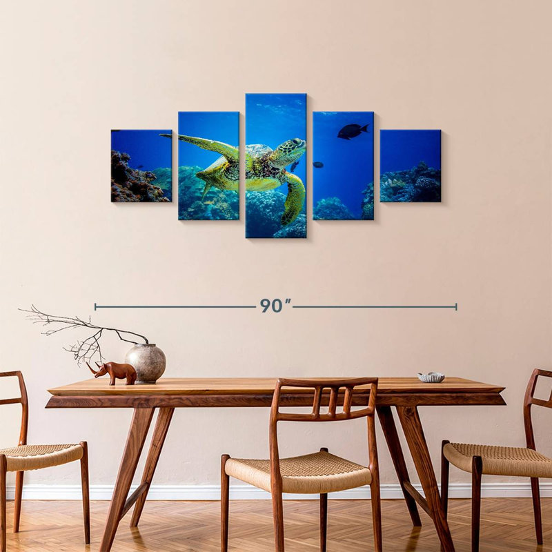 Glowing Turtle, 36" H x 80" W