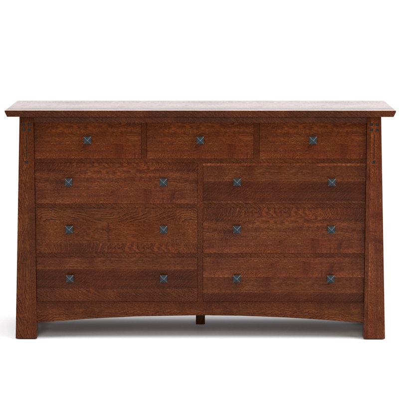 Highlands 9 - Drawer Solid Wood Dresser, Onondaga