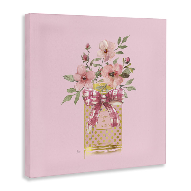 Art mural sur toile "Wildflower Perfume Bouquet" par Nan bp-992_CN, H 17 po x l 17 po