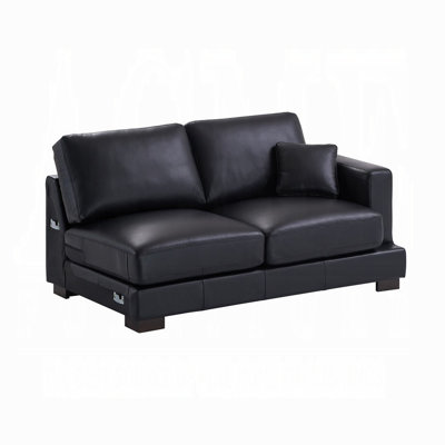 Politi 2 - Piece Leather Sectional -  Hokku Designs, 35E63E70F9D84E80AFDED5295936C09A