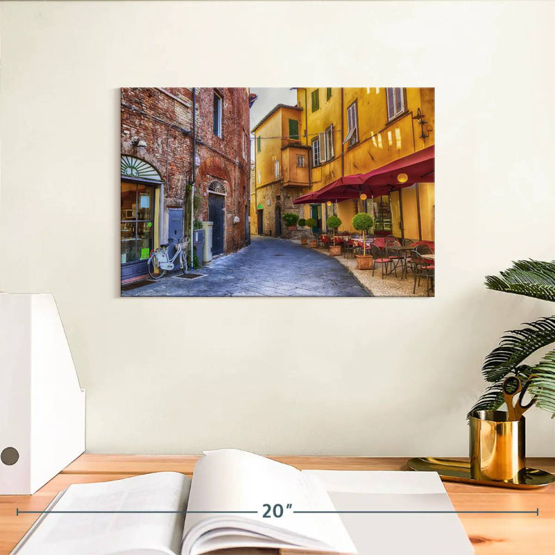 Sirci Street à Lucca, H 8 po x l 12 po
