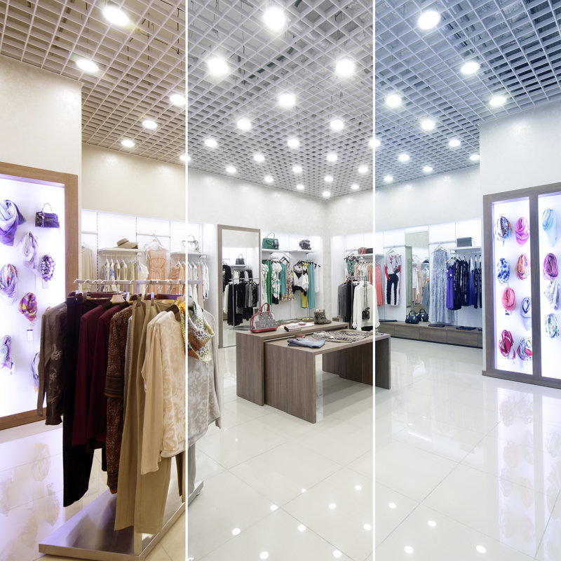 8" Commercial Selectable CCT New Construction LED Canless Recessed Lighting Kit