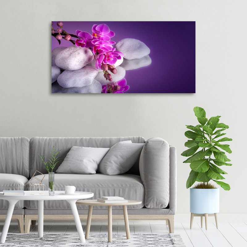 Orchid 1 Piece Wall Art on Canvas