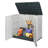 Winado 50.2'' W 260 Gallons Water Resistant Polyethylene Plastic Lockable Cabinet Deck Box