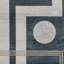 Tapis bleu en polyester tissé à la machine Gignilliat-626457530