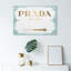 «Milan Sign Aqua», art textuel sur toile-51241913-51241918