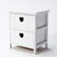 Krebs 2 Drawer Bedside Table-1848064469