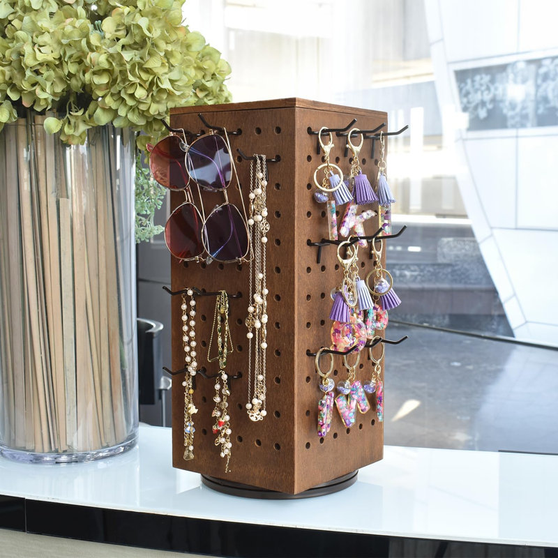 Ruthild Pegboard Jewelry Accessories Rack
