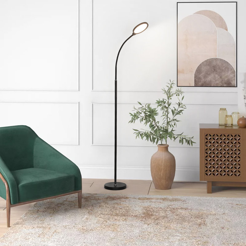 Ingbert 64" LED Task/Reading Floor Lamp with Remote Control
