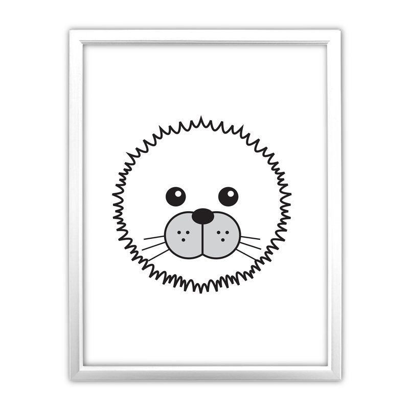 Single Picture Frame Print, White