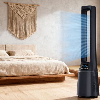 Garden Sanctuary 113.9cm Oscillating Pedestal / Standing Fan Fan