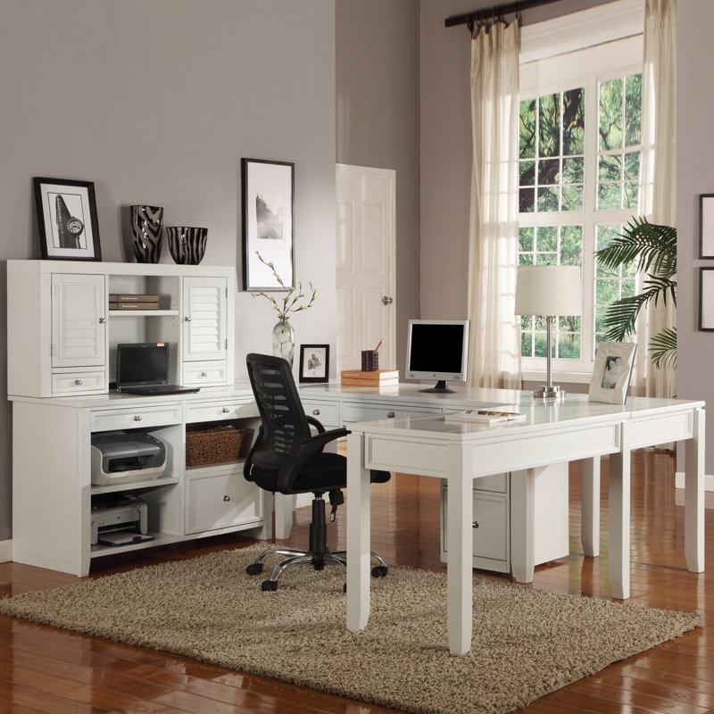 Annmarie Solid Wood Top Writing Desk