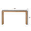 Console 59 pouces en bois moderne, table d'entrée, table de canapé - Design rustique et contemporain