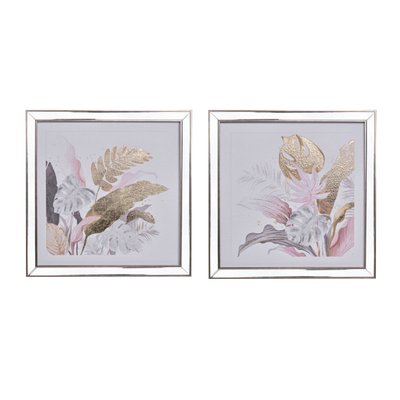 Tropical Single Picture Frame Set on Wood