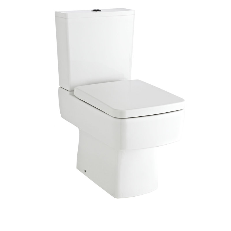 Nuie Furniture Ceramics LPF Square/Rectangular Floor Mounted Kit (Seat Included)